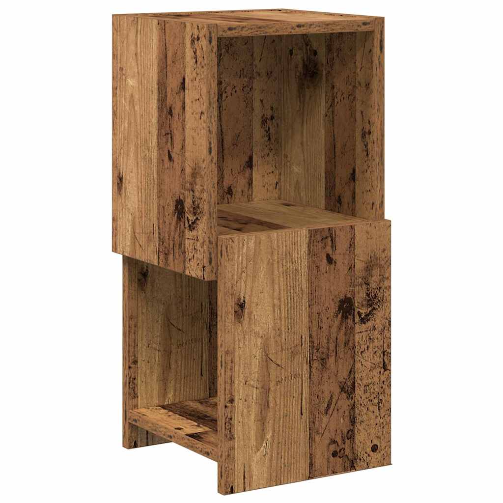 vidaXL Corner Cabinet Old Wood 25.5x25x55cm Engineered Wood
