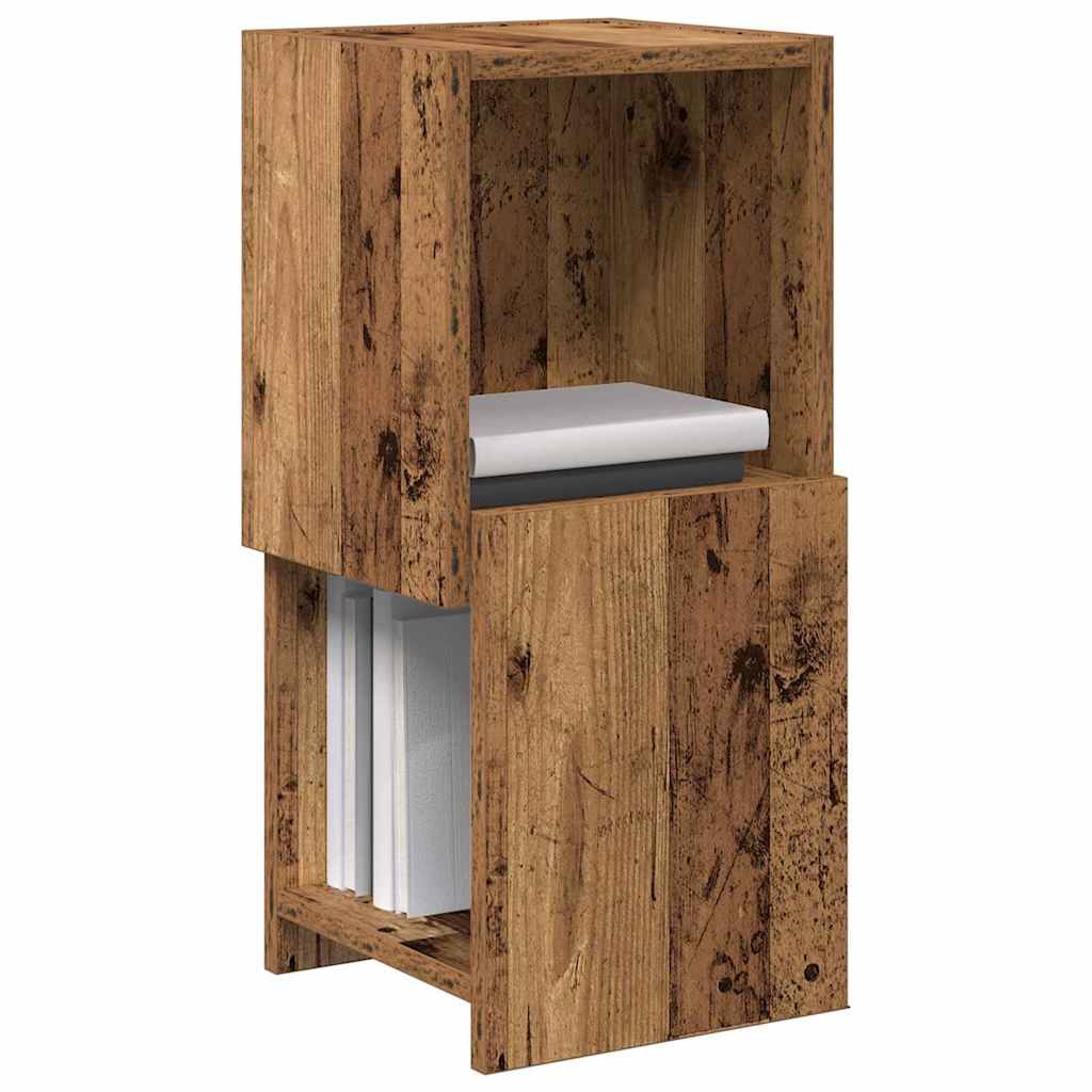 vidaXL Corner Cabinet Old Wood 25.5x25x55cm Engineered Wood