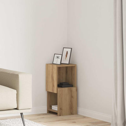 vidaXL Corner Cabinet 25.5x25x55cm Engineered Wood Artisan Oak