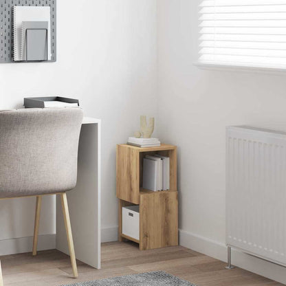 vidaXL Corner Cabinet 25.5x25x55cm Engineered Wood Artisan Oak