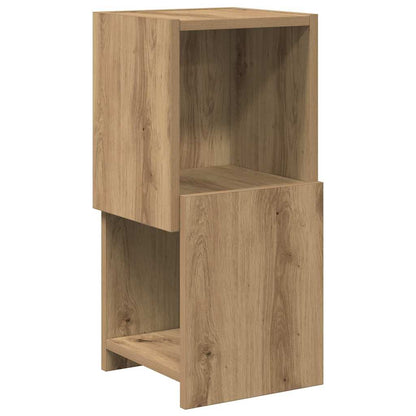 vidaXL Corner Cabinet 25.5x25x55cm Engineered Wood Artisan Oak