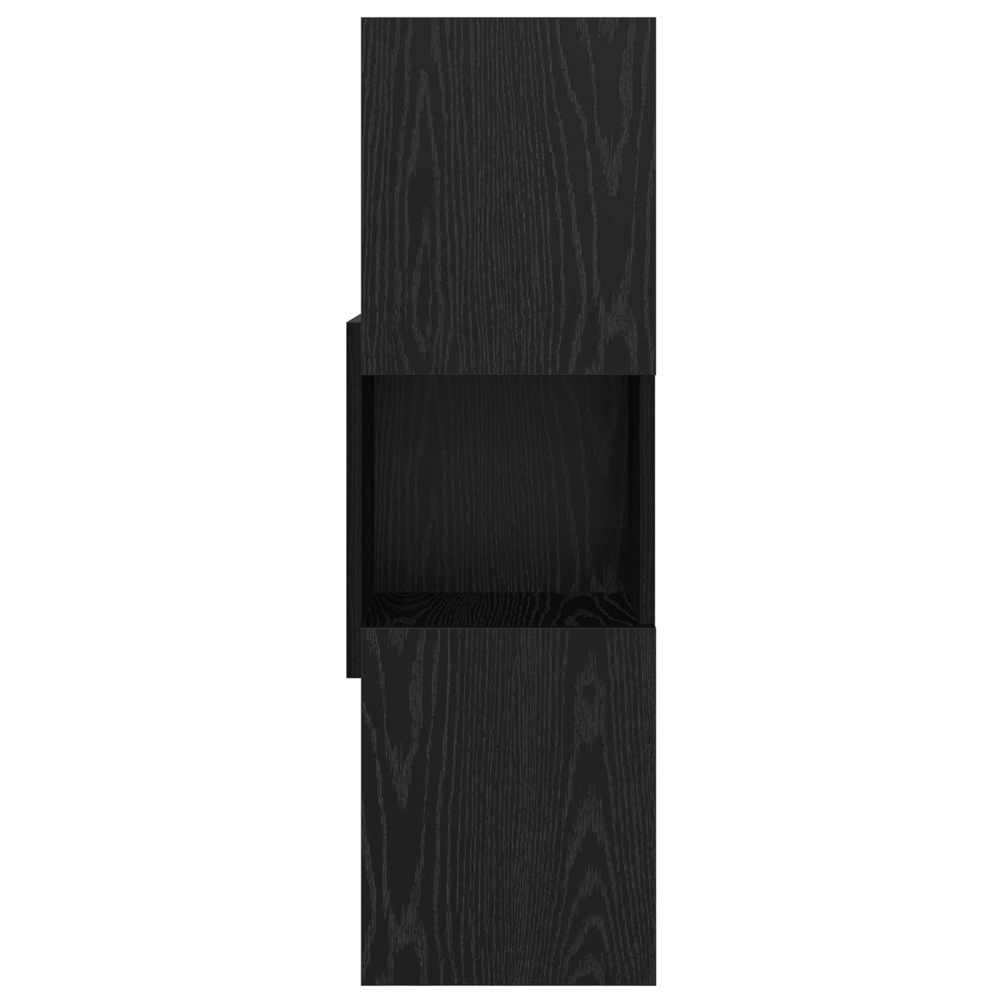 vidaXL Corner Cabinet Black Oak 30.5x30x95cm Engineered Wood
