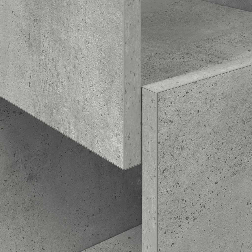 vidaXL Corner Cabinet Concrete Grey 30.5x30x95cm Engineered Wood