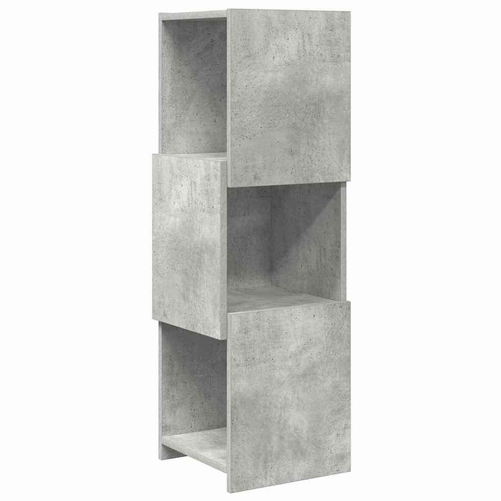 vidaXL Corner Cabinet Concrete Grey 30.5x30x95cm Engineered Wood