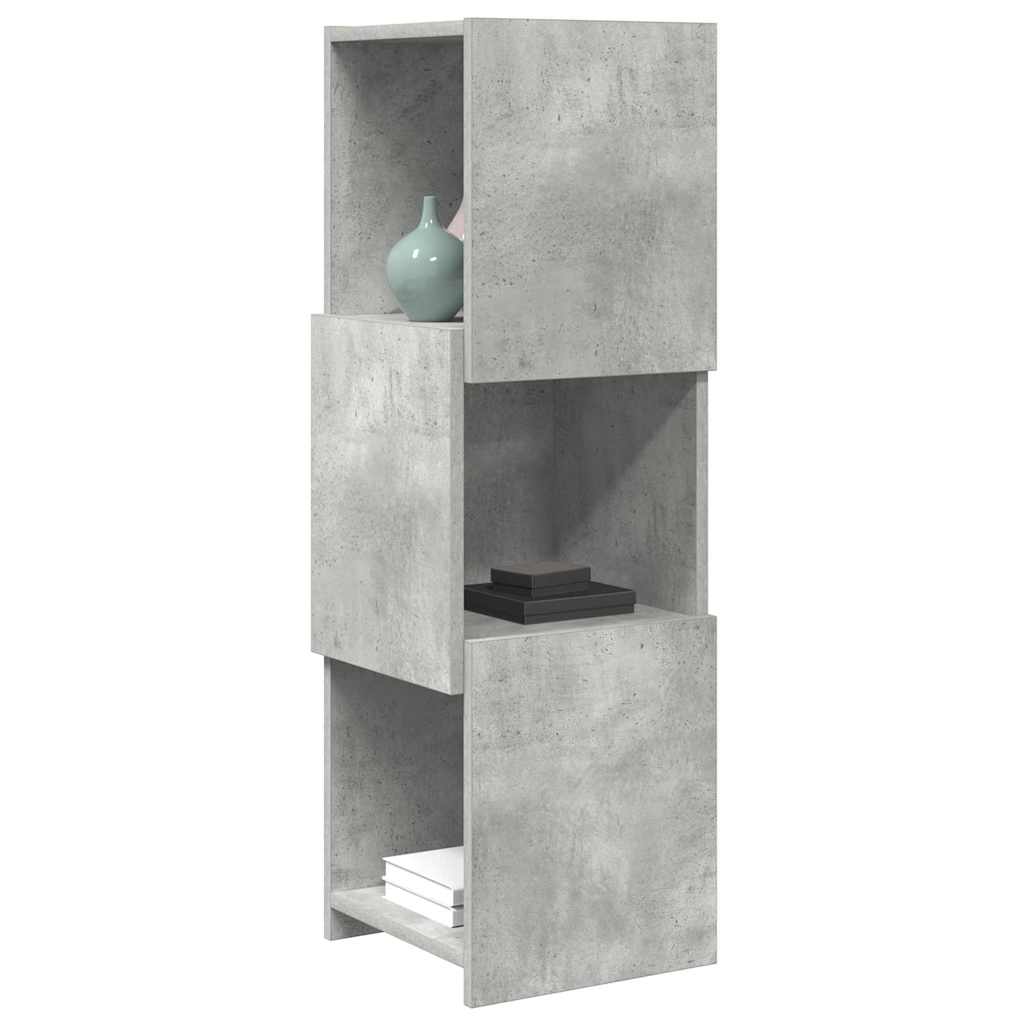 vidaXL Corner Cabinet Concrete Grey 30.5x30x95cm Engineered Wood