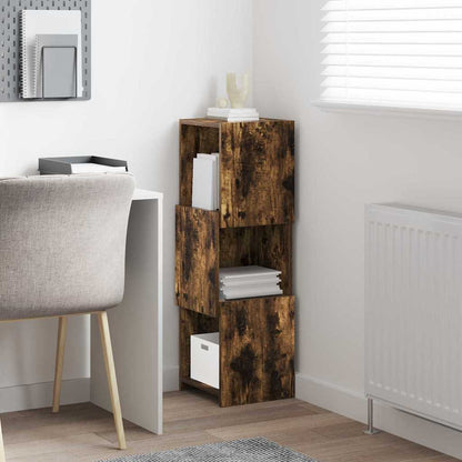vidaXL Corner Cabinet Smoked Oak 30.5x30x95cm Engineered Wood