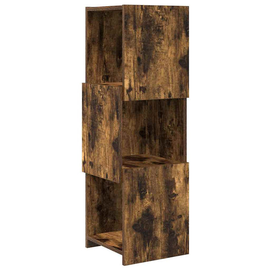 vidaXL Corner Cabinet Smoked Oak 30.5x30x95cm Engineered Wood