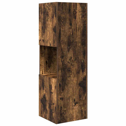 vidaXL Corner Cabinet Smoked Oak 30.5x30x95cm Engineered Wood