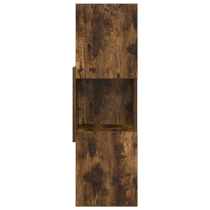 vidaXL Corner Cabinet Smoked Oak 30.5x30x95cm Engineered Wood