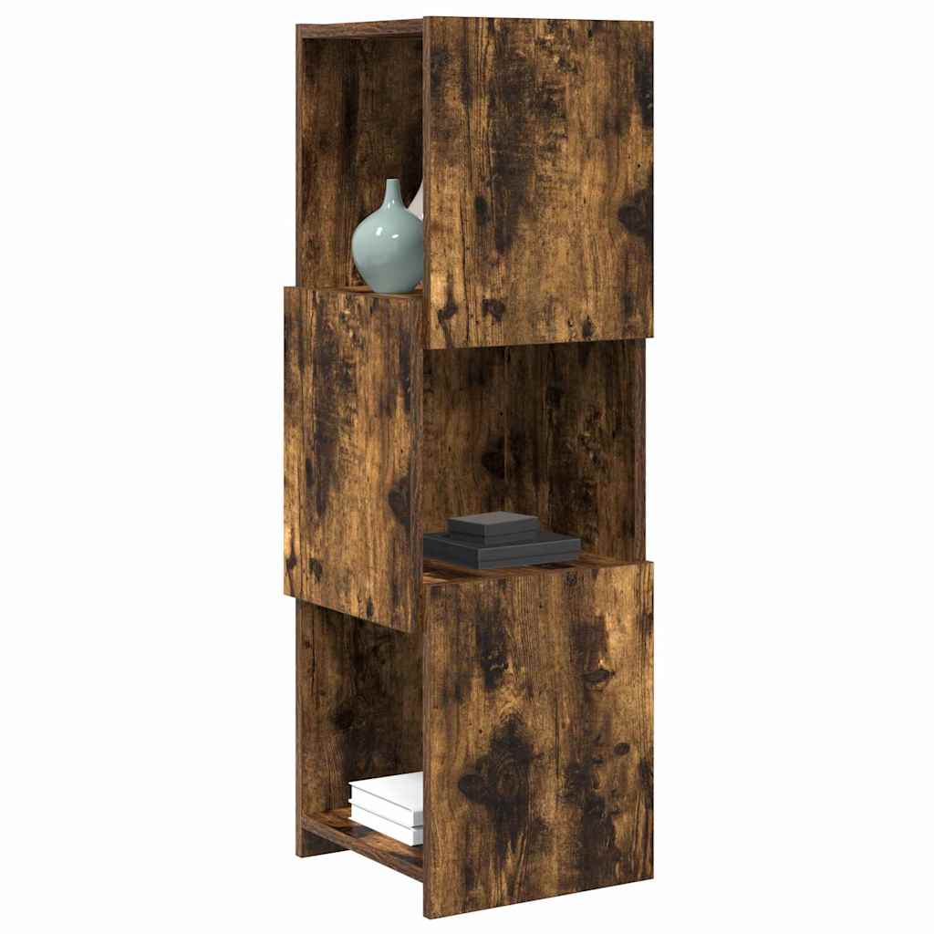 vidaXL Corner Cabinet Smoked Oak 30.5x30x95cm Engineered Wood