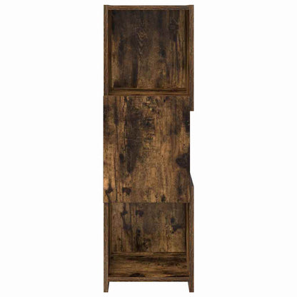 vidaXL Corner Cabinet Smoked Oak 30.5x30x95cm Engineered Wood