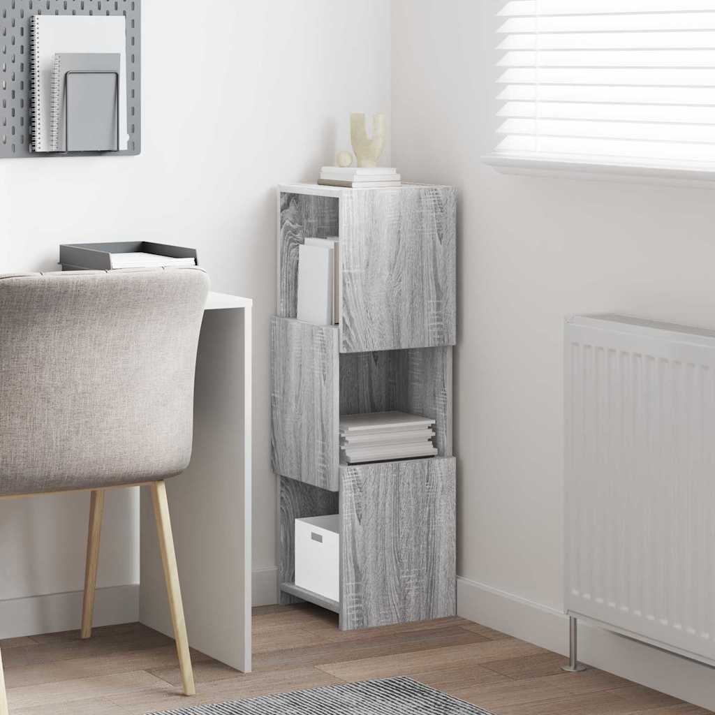 vidaXL Corner Cabinet Grey Sonoma 30.5x30x95cm Engineered Wood