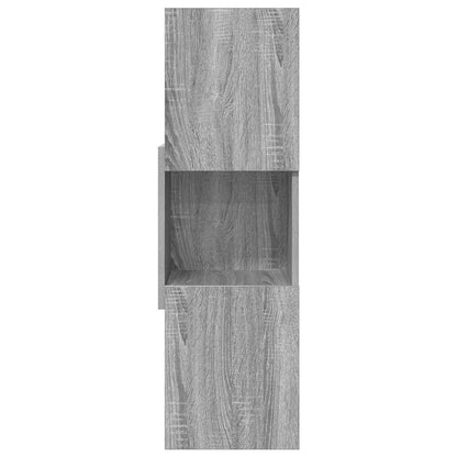 vidaXL Corner Cabinet Grey Sonoma 30.5x30x95cm Engineered Wood