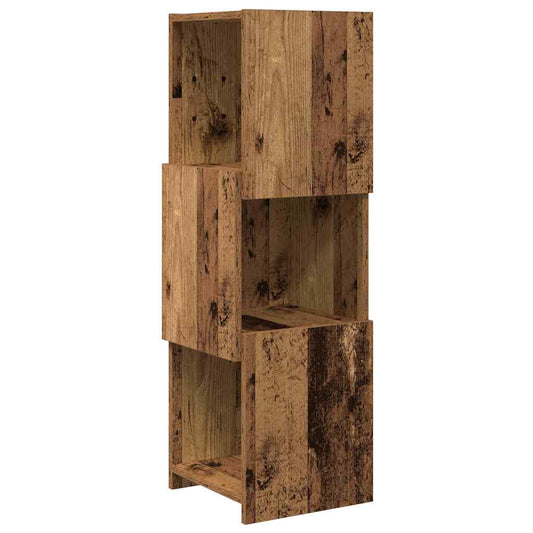 vidaXL Corner Cabinet Old Wood 30.5x30x95cm Engineered Wood