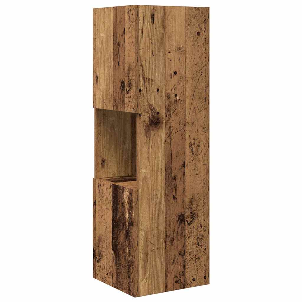vidaXL Corner Cabinet Old Wood 30.5x30x95cm Engineered Wood