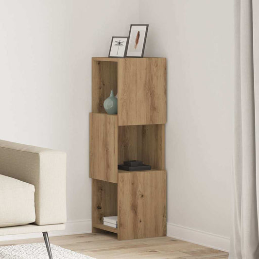 vidaXL Corner Cabinet 30.5x30x95cm Engineered Wood Artisan Oak
