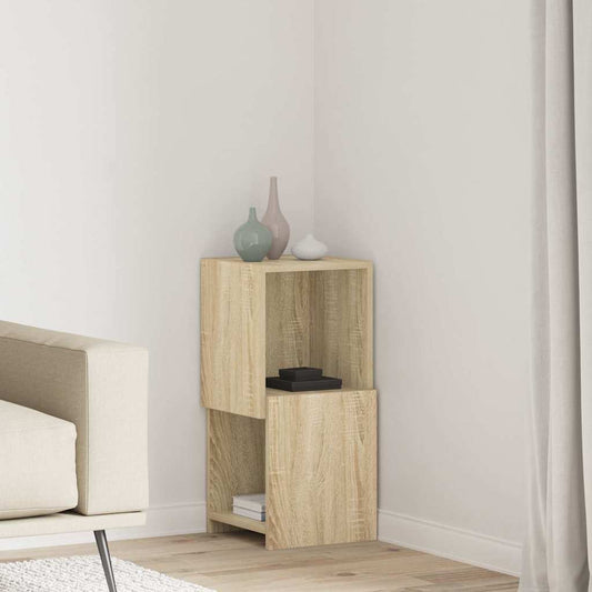 vidaXL Corner Cabinet Sonoma Oak 30.5x30x65cm Engineered Wood
