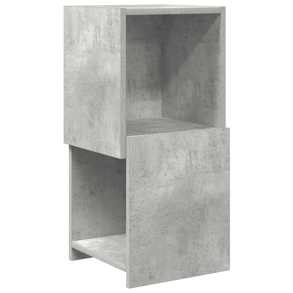 vidaXL Corner Cabinet Concrete Grey 30.5x30x65cm Engineered Wood