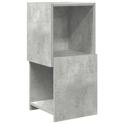 vidaXL Corner Cabinet Concrete Grey 30.5x30x65cm Engineered Wood