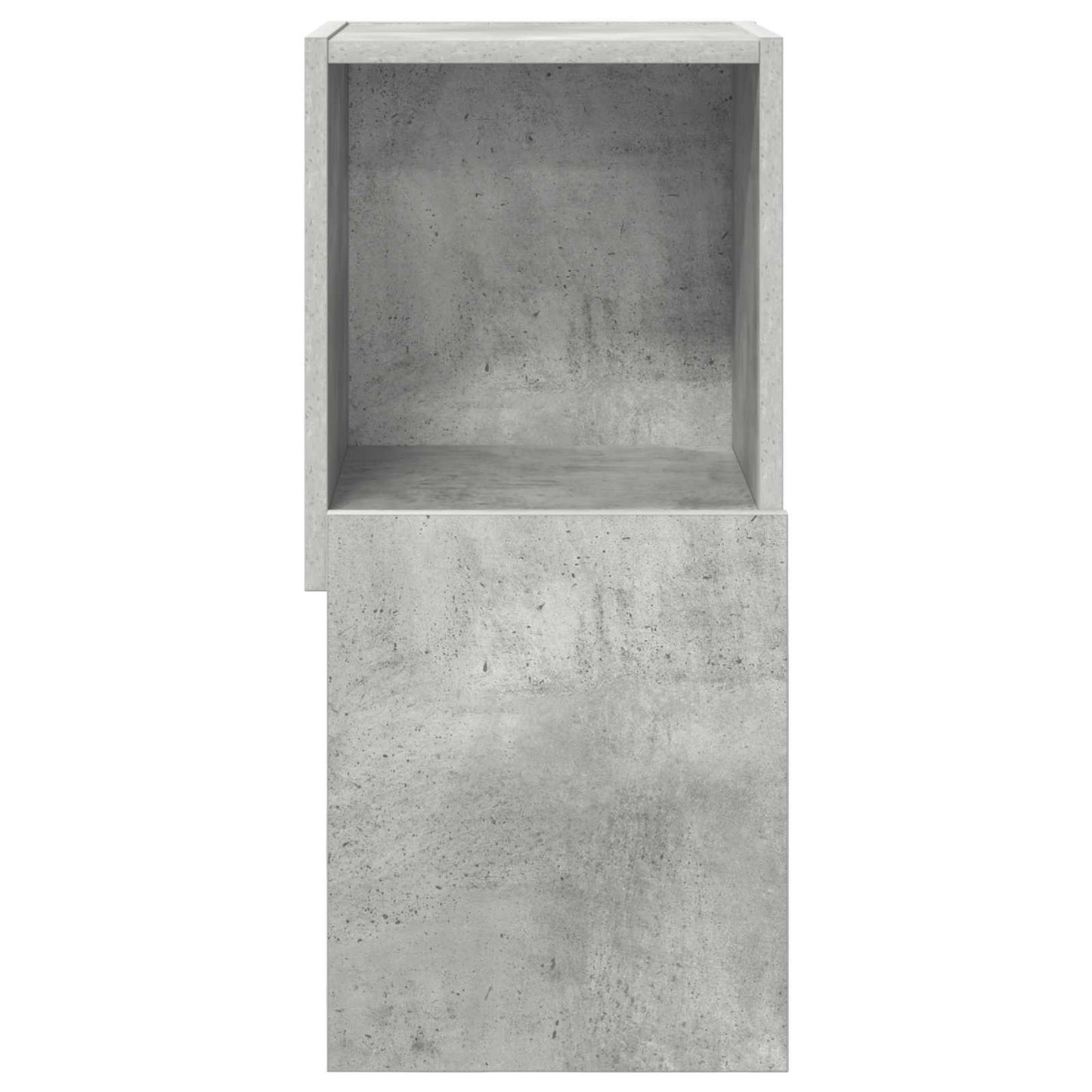 vidaXL Corner Cabinet Concrete Grey 30.5x30x65cm Engineered Wood