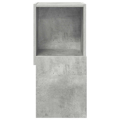 vidaXL Corner Cabinet Concrete Grey 30.5x30x65cm Engineered Wood