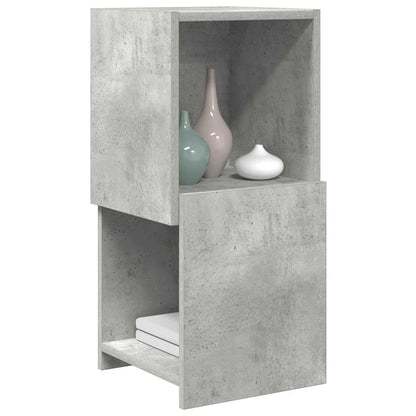 vidaXL Corner Cabinet Concrete Grey 30.5x30x65cm Engineered Wood