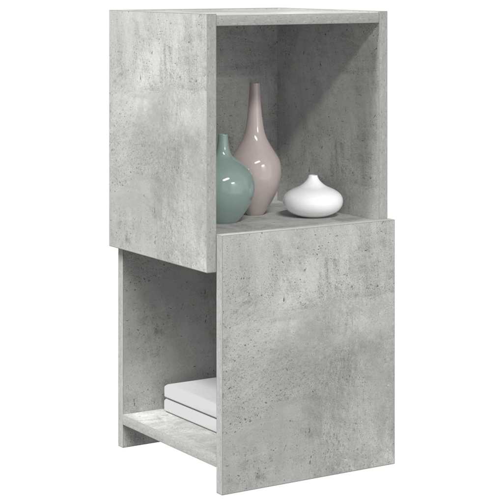 vidaXL Corner Cabinet 30.5x30x65cm Engineered Wood Concrete Grey