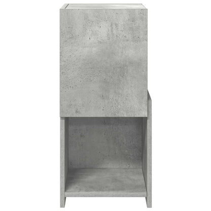 vidaXL Corner Cabinet Concrete Grey 30.5x30x65cm Engineered Wood