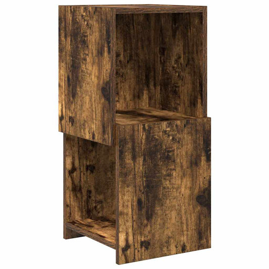 vidaXL Corner Cabinet Smoked Oak 30.5x30x65cm Engineered Wood