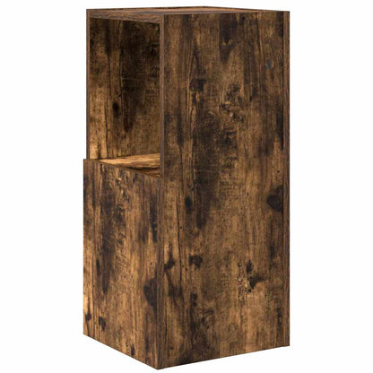 vidaXL Corner Cabinet Smoked Oak 30.5x30x65cm Engineered Wood