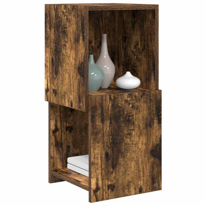 vidaXL Corner Cabinet Smoked Oak 30.5x30x65cm Engineered Wood