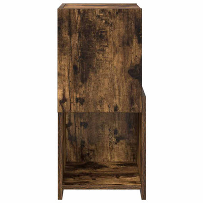 vidaXL Corner Cabinet Smoked Oak 30.5x30x65cm Engineered Wood