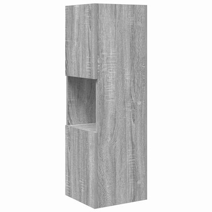 vidaXL Corner Cabinet Grey Sonoma 30.5x30x65cm Engineered Wood
