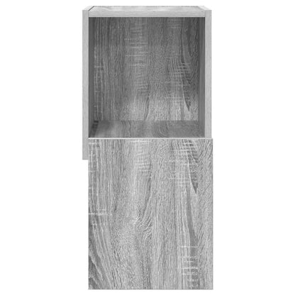 vidaXL Corner Cabinet Grey Sonoma 30.5x30x65cm Engineered Wood