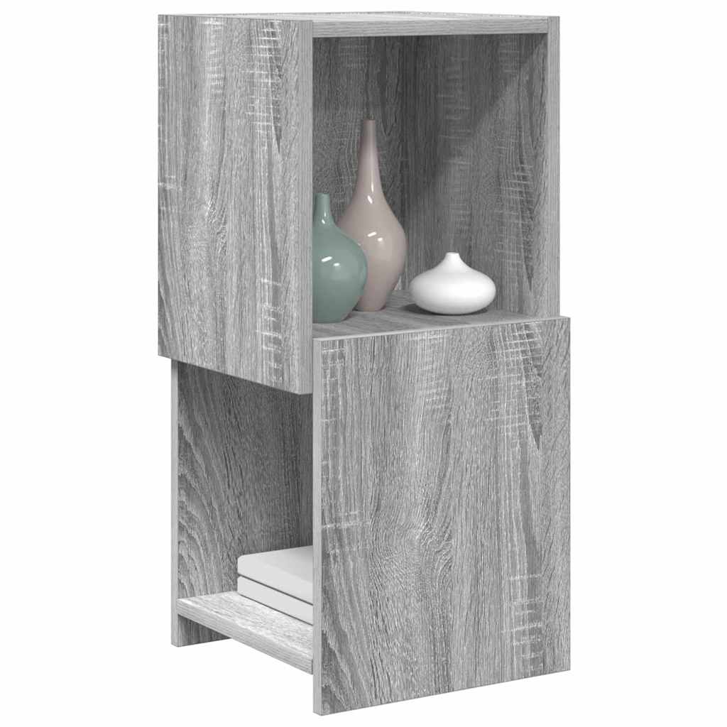 vidaXL Corner Cabinet Grey Sonoma 30.5x30x65cm Engineered Wood
