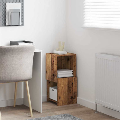 vidaXL Corner Cabinet Old Wood 30.5x30x65cm Engineered Wood