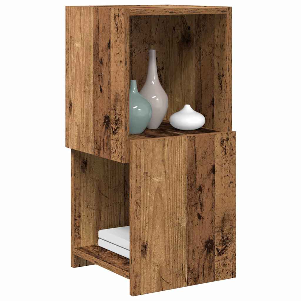 vidaXL Corner Cabinet Old Wood 30.5x30x65cm Engineered Wood