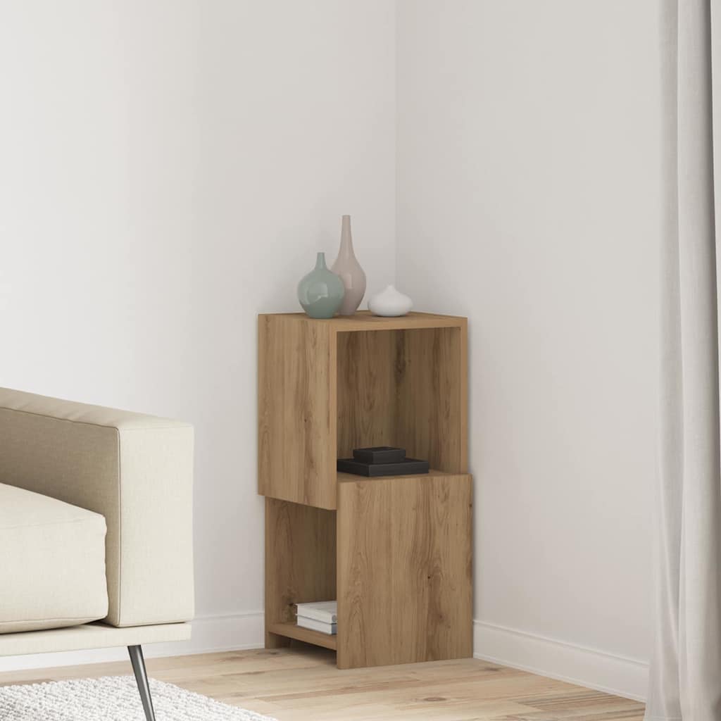 vidaXL Corner Cabinet 30.5x30x65cm Engineered Wood Artisan Oak