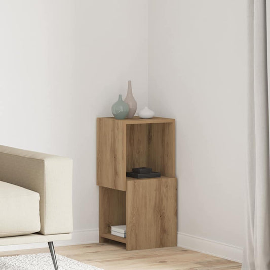 vidaXL Corner Cabinet 30.5x30x65cm Engineered Wood Artisan Oak