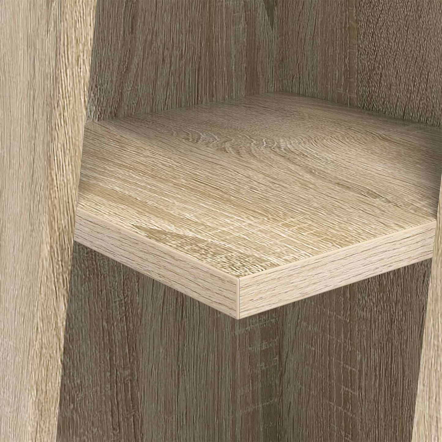 vidaXL Corner Cabinet Sonoma Oak 27.5x27x102cm Engineered Wood