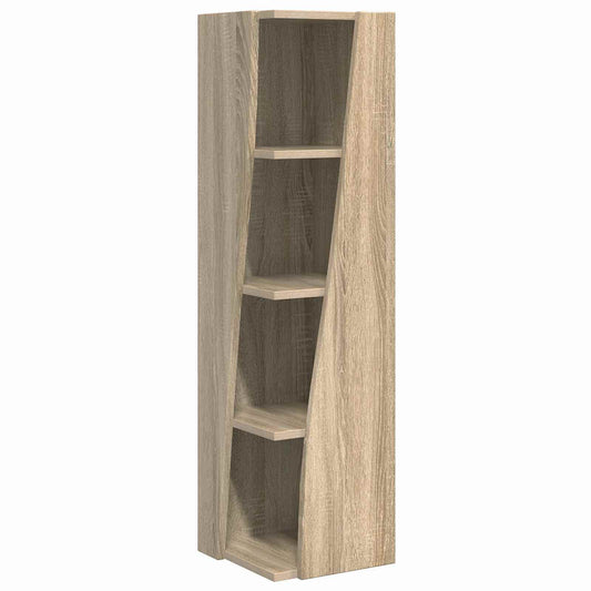vidaXL Corner Cabinet 27.5x27x102cm Engineered Wood Sonoma Oak