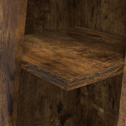 vidaXL Corner Cabinet Smoked Oak 27.5x27x102cm Engineered Wood