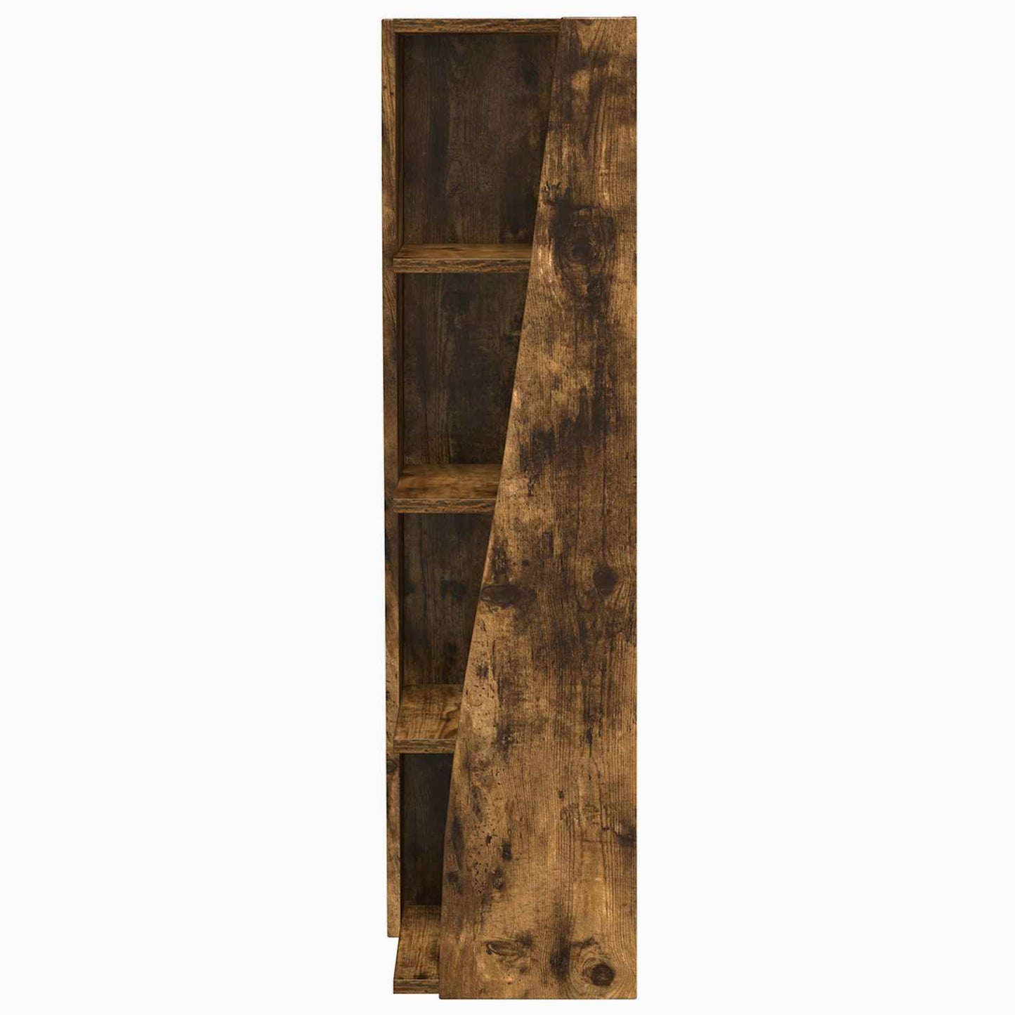 vidaXL Corner Cabinet Smoked Oak 27.5x27x102cm Engineered Wood