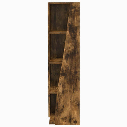 vidaXL Corner Cabinet Smoked Oak 27.5x27x102cm Engineered Wood
