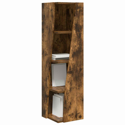 vidaXL Corner Cabinet Smoked Oak 27.5x27x102cm Engineered Wood