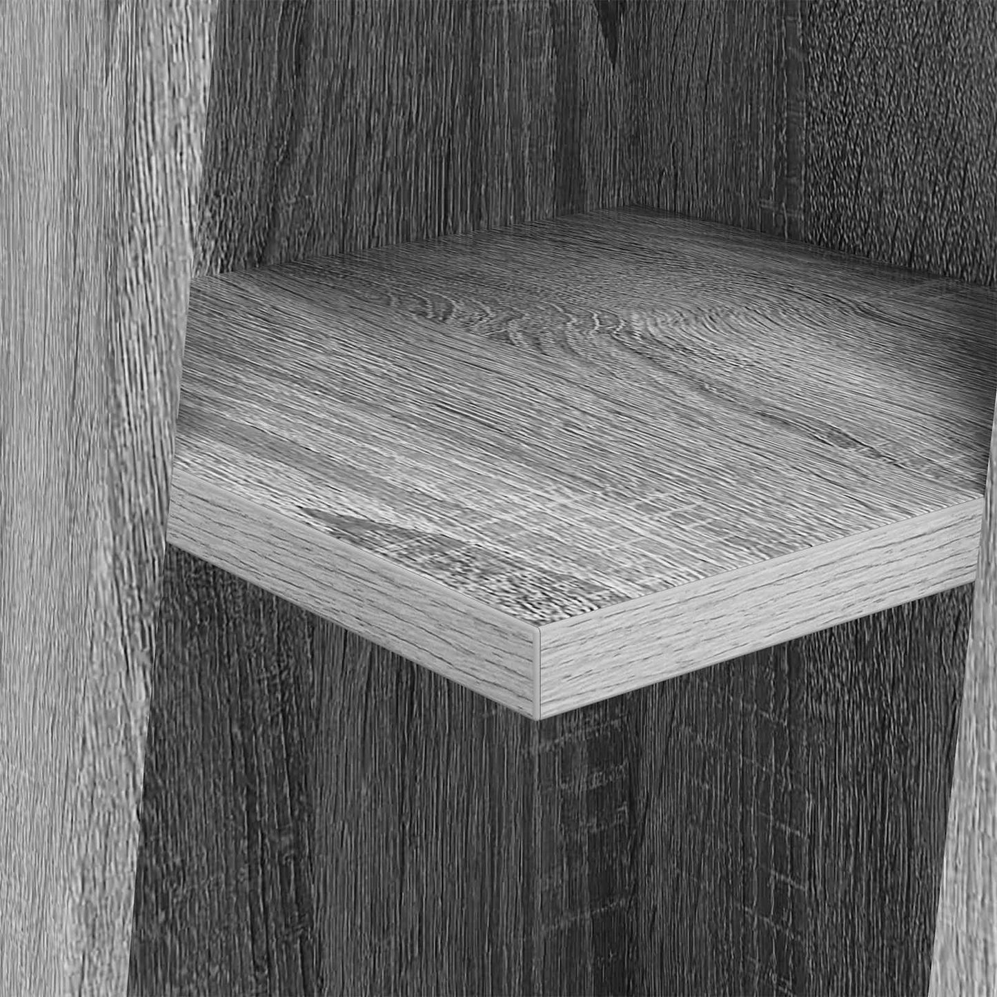 vidaXL Corner Cabinet Grey Sonoma 27.5x27x102cm Engineered Wood