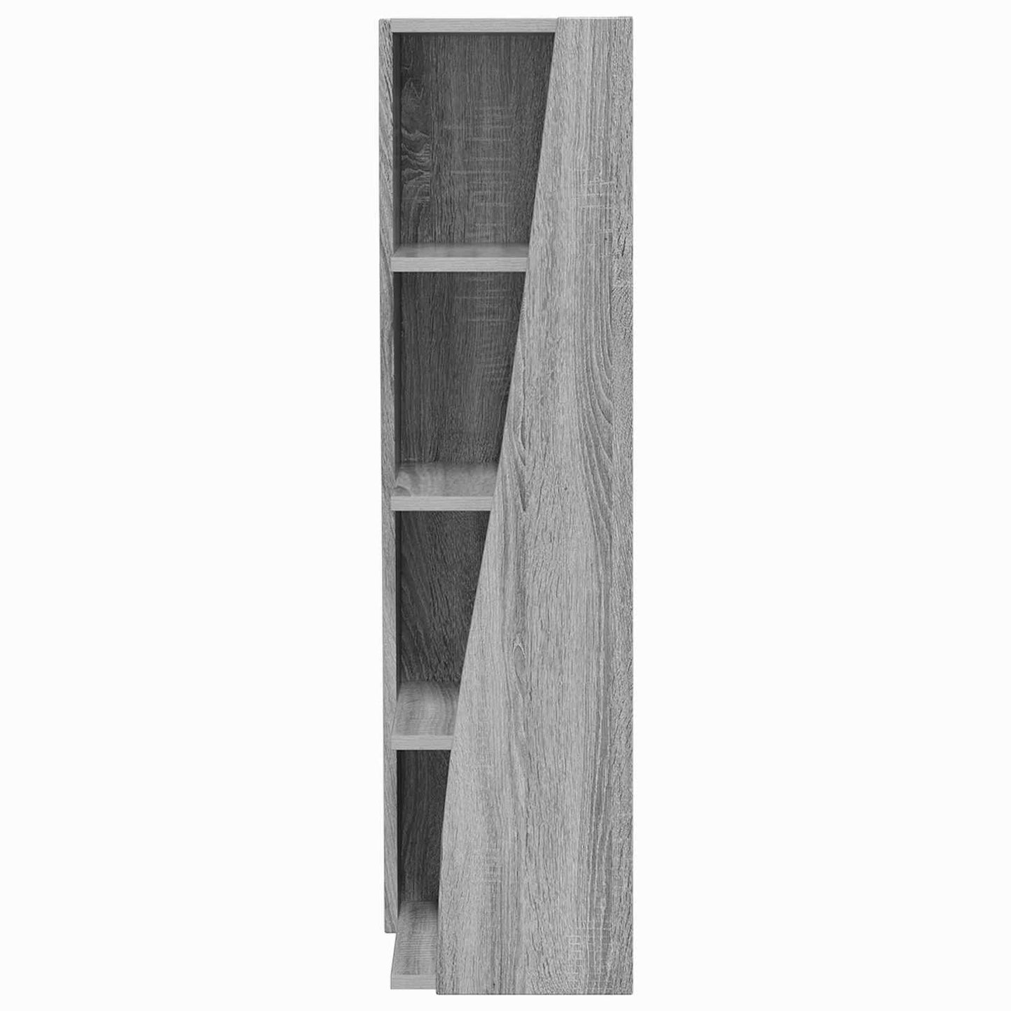 vidaXL Corner Cabinet Grey Sonoma 27.5x27x102cm Engineered Wood