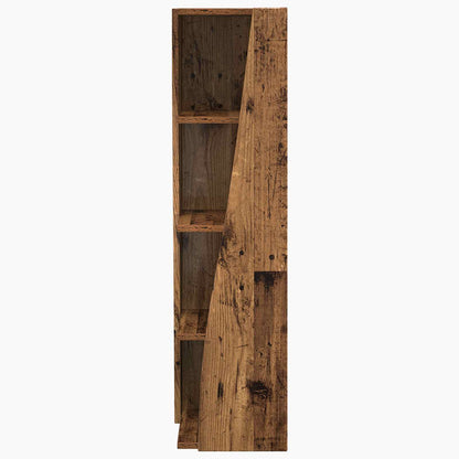 vidaXL Corner Cabinet Old Wood 27.5x27x102cm Engineered Wood