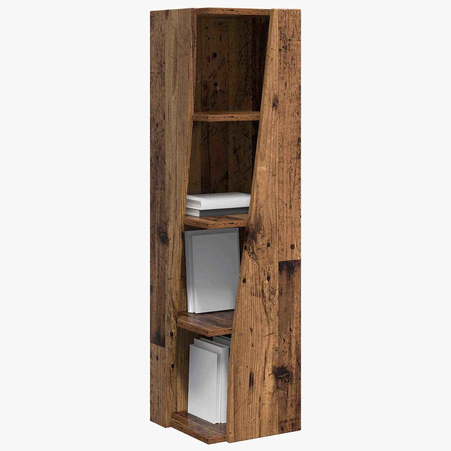 vidaXL Corner Cabinet Old Wood 27.5x27x102cm Engineered Wood