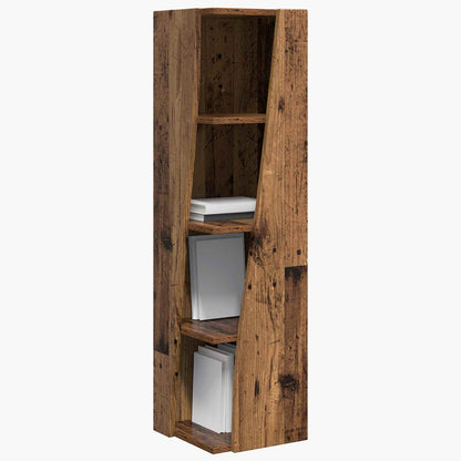 vidaXL Corner Cabinet Old Wood 27.5x27x102cm Engineered Wood